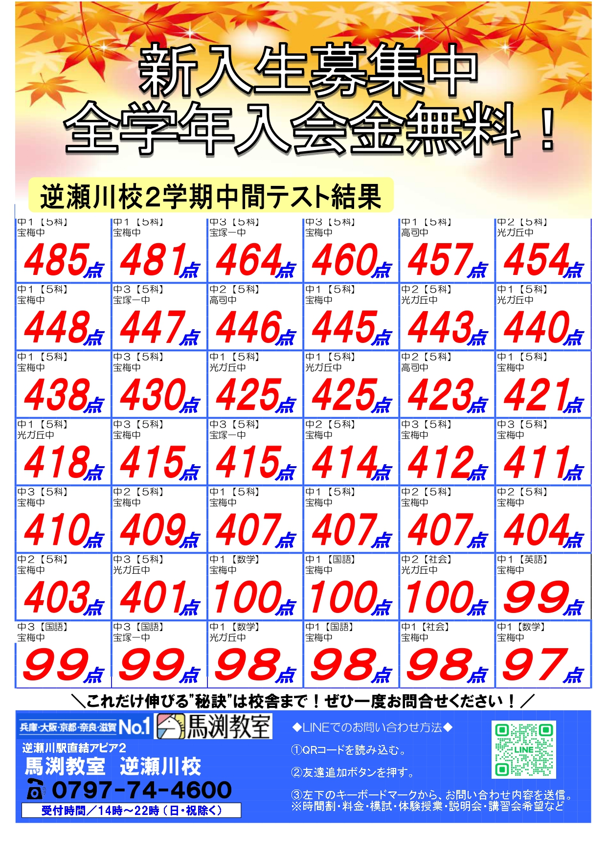 逆瀬川校｜馬渕教室 高校受験コース